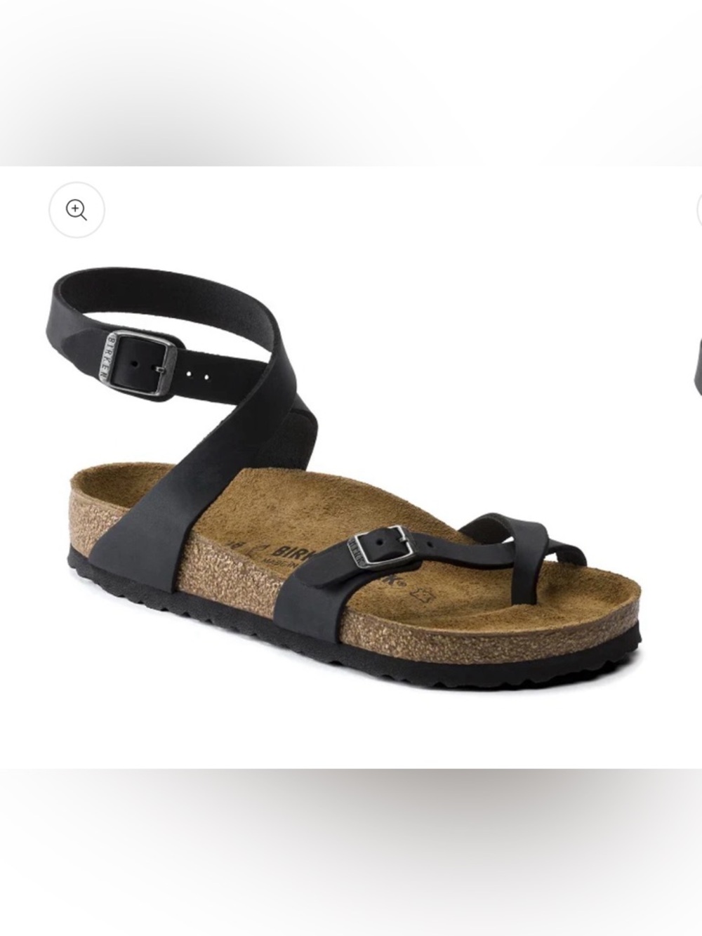 Birkenstock Yara Black sandals - size 38